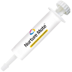 Breeder's Edge® Nurture Mate™ for Puppies & Kittens,"White oral paste syringe with plunger cap"
