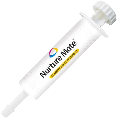 Breeder's Edge® Nurture Mate™ for Puppies & Kittens,"White oral paste syringe with plunger cap"