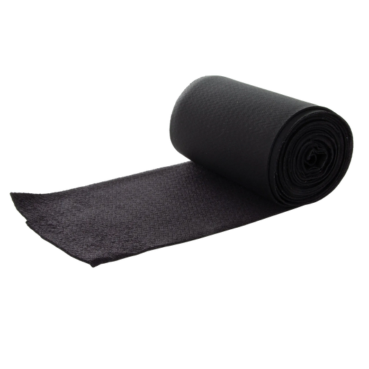 Knee Protection for Stallions-ReWrap Pro,"Black wrap roll with unrolled textured strip"