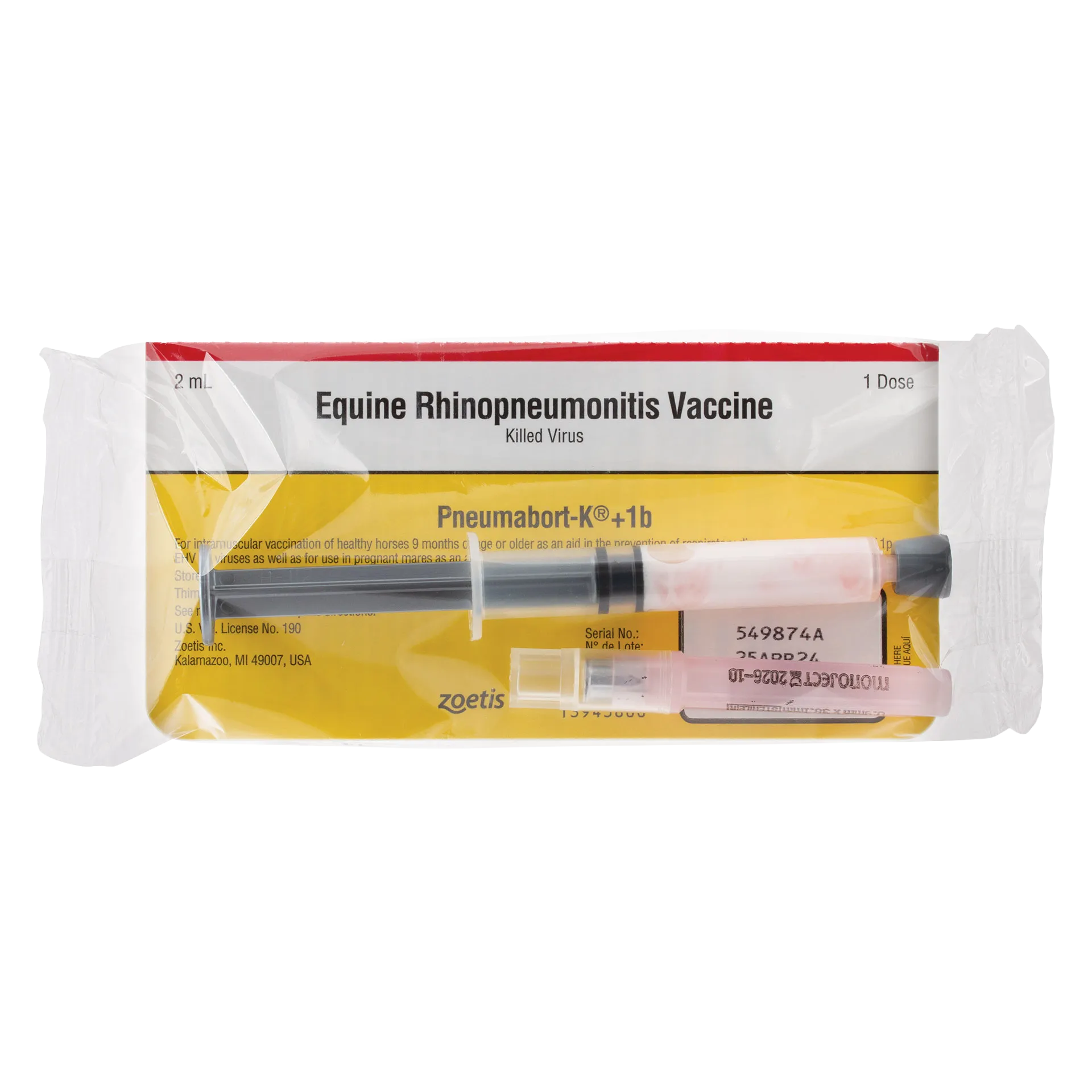 Pneumabort-K®+1B,"Sealed vaccine pack with syringe and small vial"