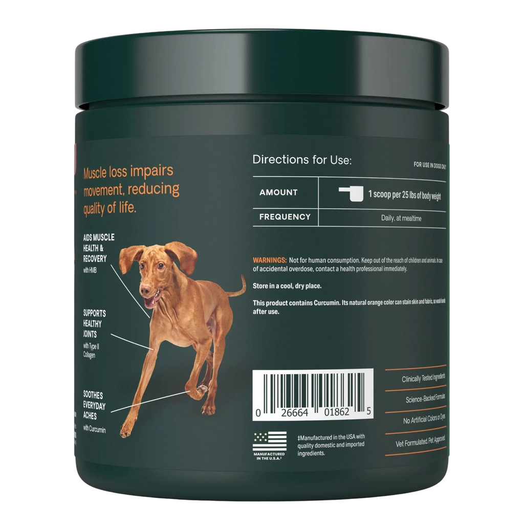 HMB Healthy Muscle & Strength Powder for Dogs by VetriScience