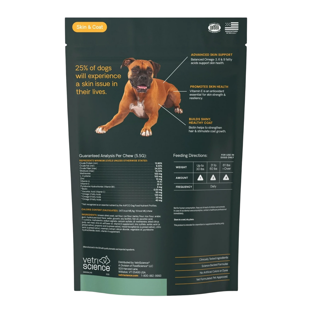 Extra Strength Healthy Skin & Coat for Dogs by VetriScience