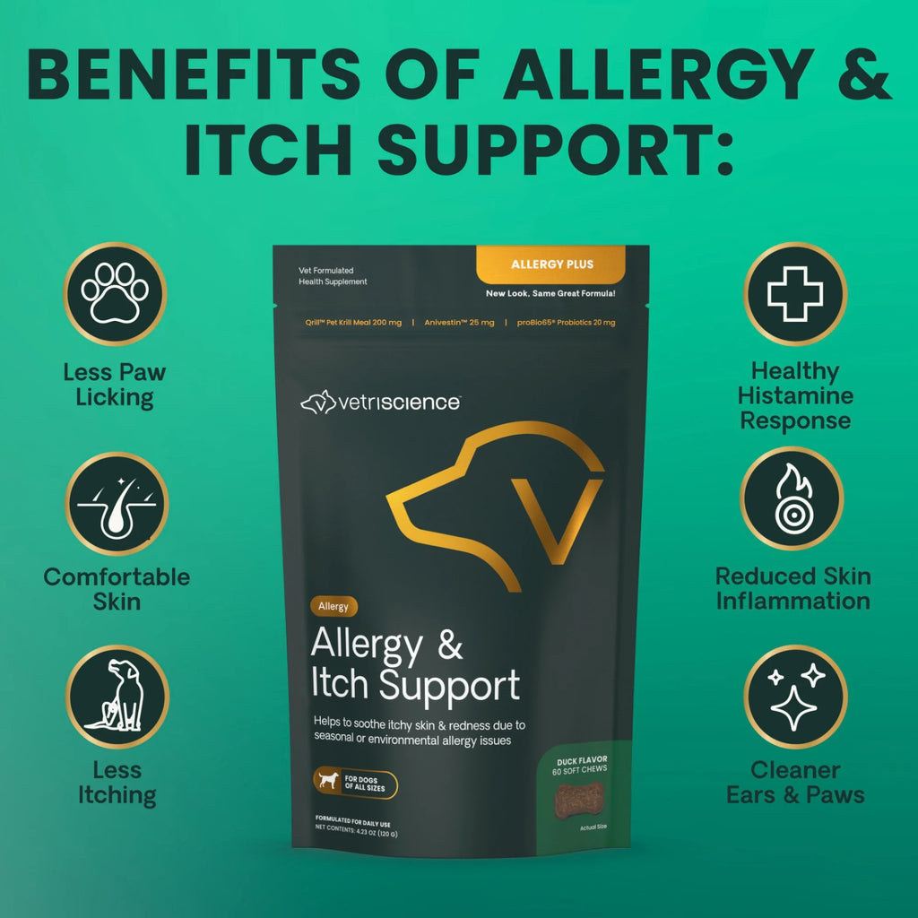 Allergy & Itch Support for Dogs by VetriScience