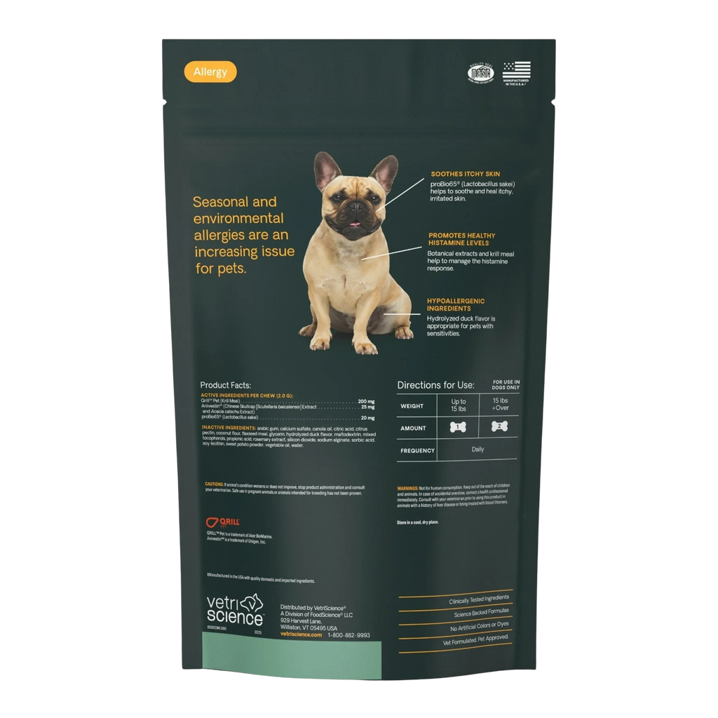 Allergy & Itch Support for Dogs by VetriScience