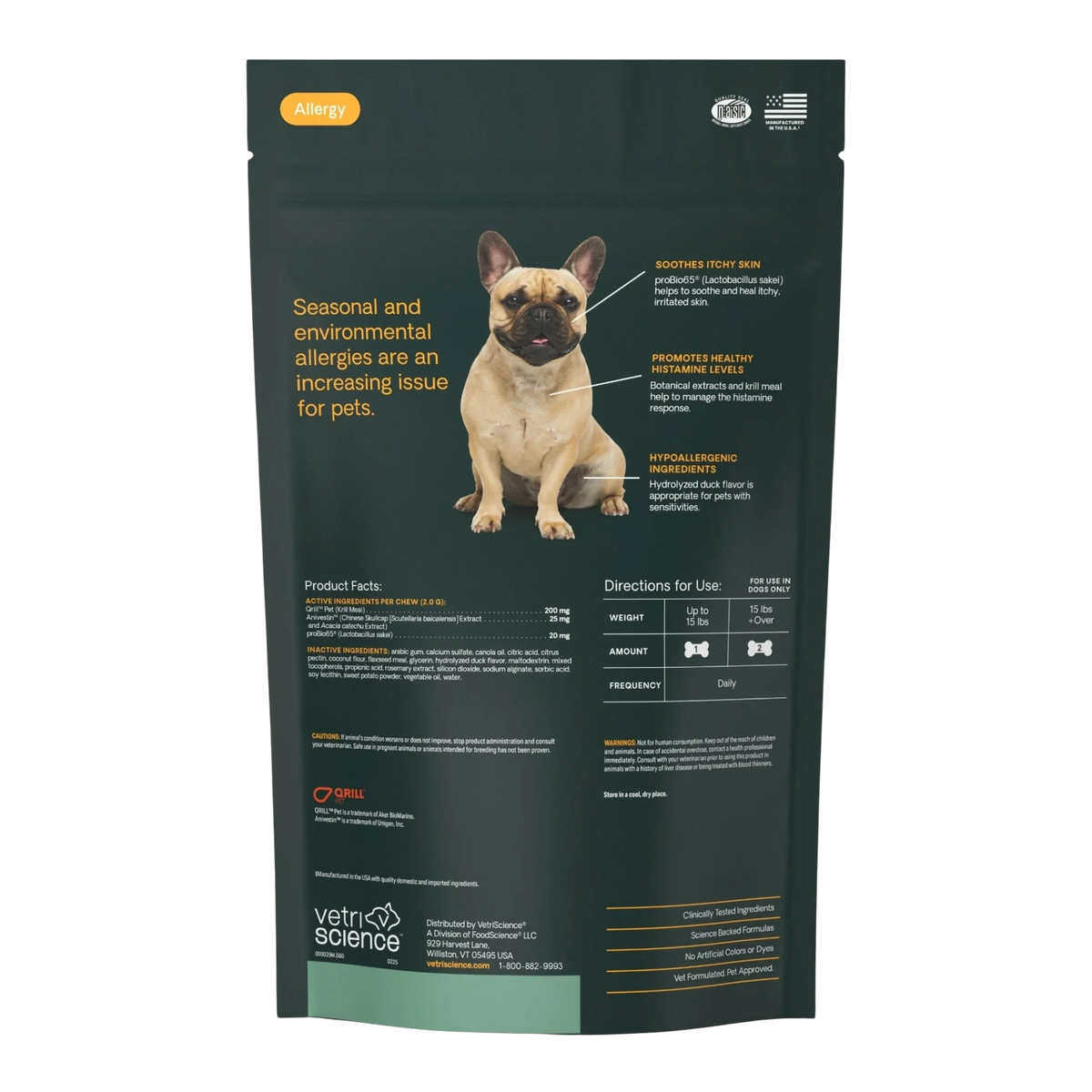 Allergy & Itch Support for Dogs by VetriScience