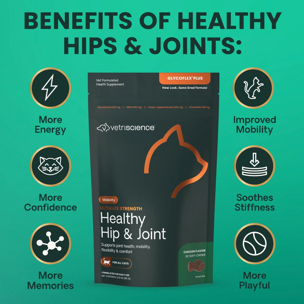 Ultimate Strength Healthy Hip & Joint for Cats by VetriScience