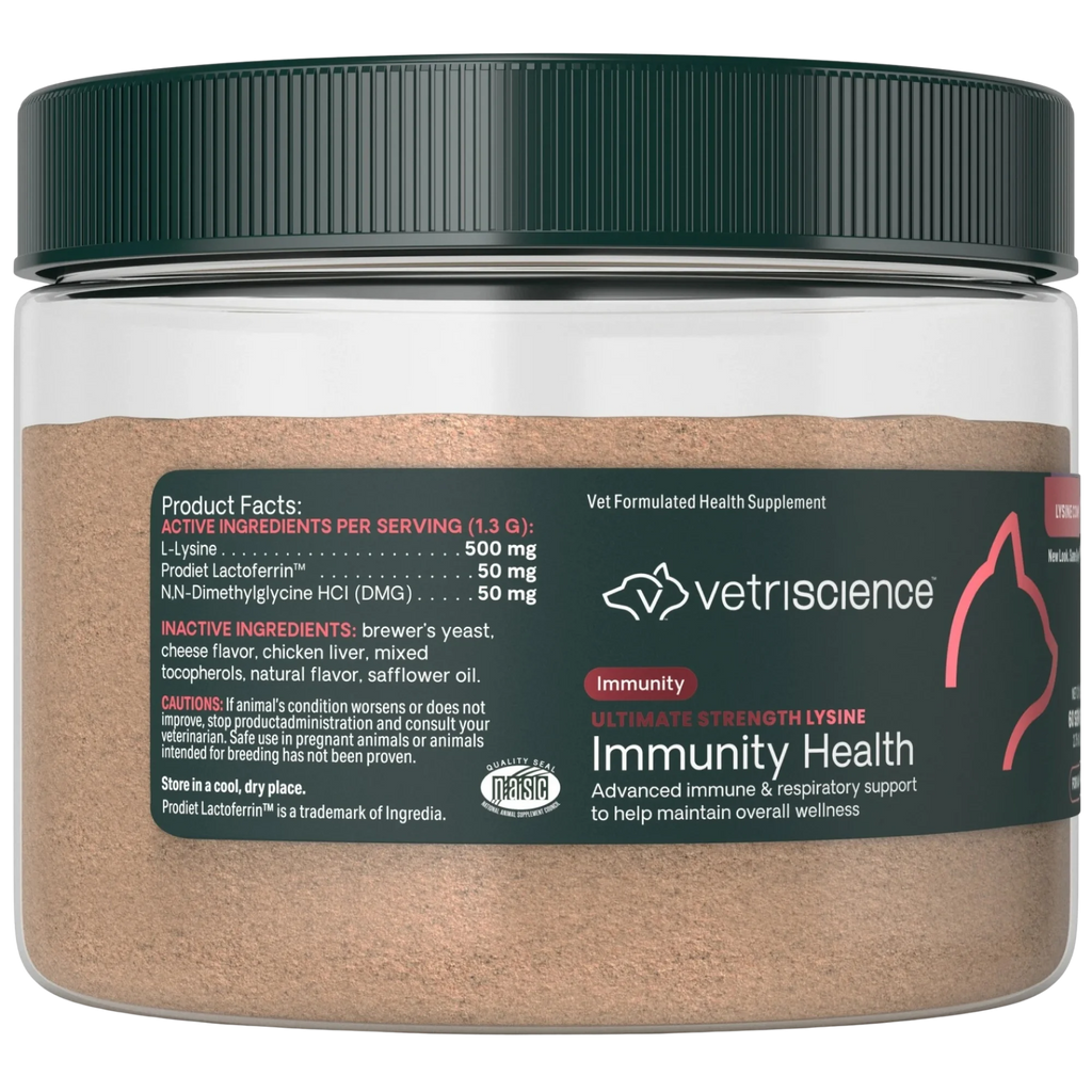 Ultimate Strength Lysine Immunity Health for Cats Powder by VetriScience