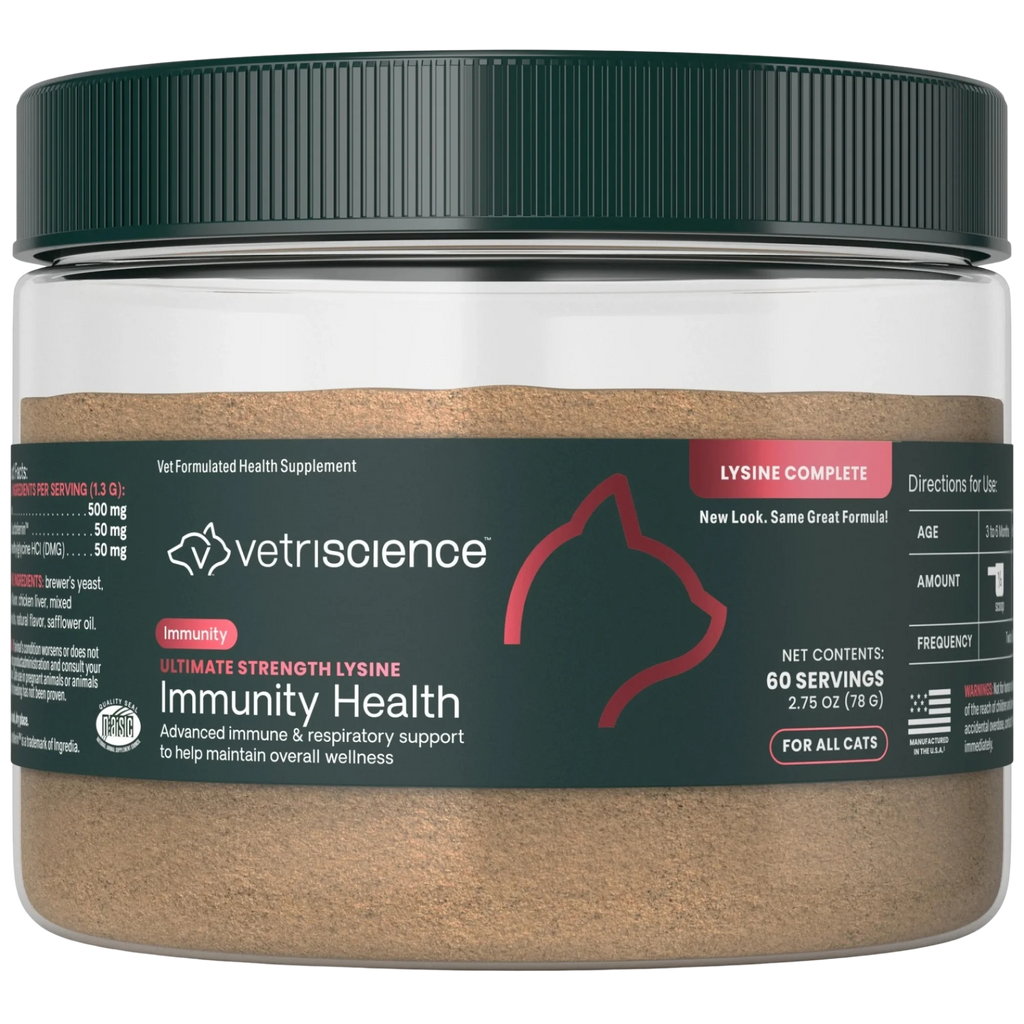Ultimate Strength Lysine Immunity Health for Cats Powder by VetriScience