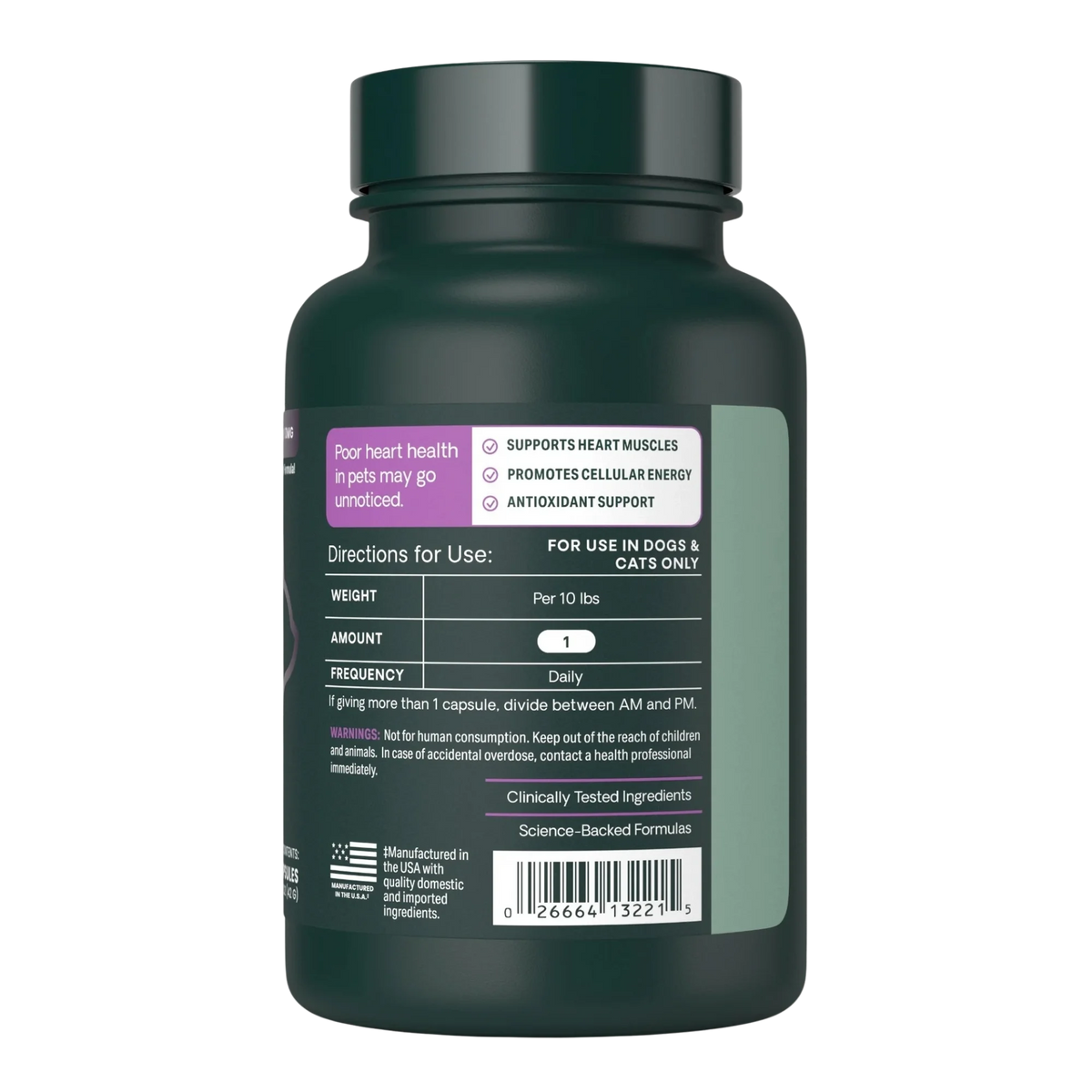CoQ10 Healthy Heart for Dogs & Cats by VetriScience