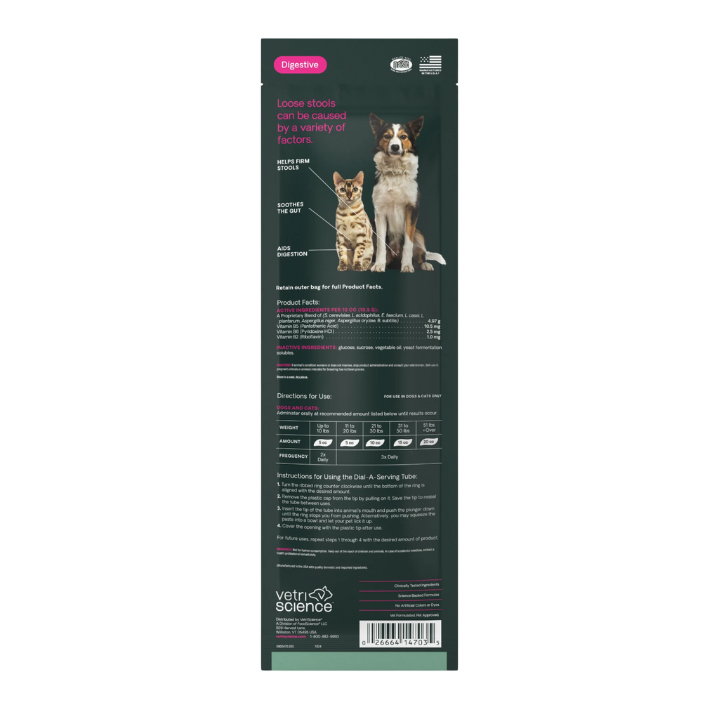 Quick Action Diarrhea Aid Paste for Dogs & Cats by VetriScience