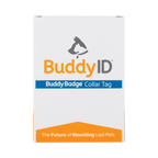BuddyID® BuddyBadge® Collar Tag with Registration