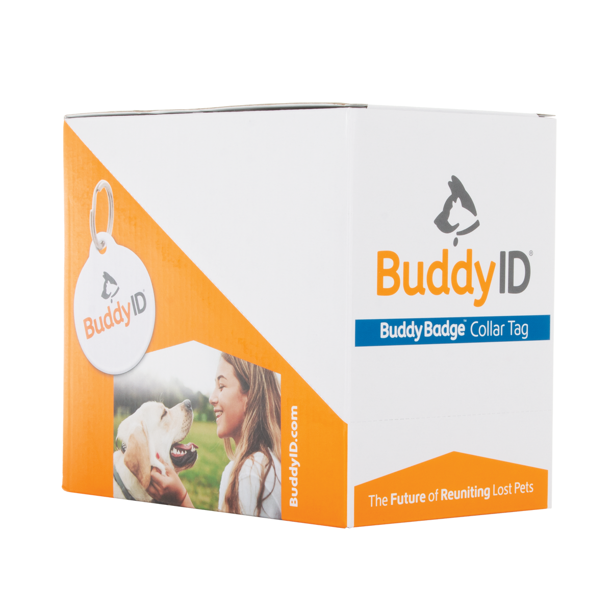 BuddyID® BuddyBadge® Collar Tag with Registration