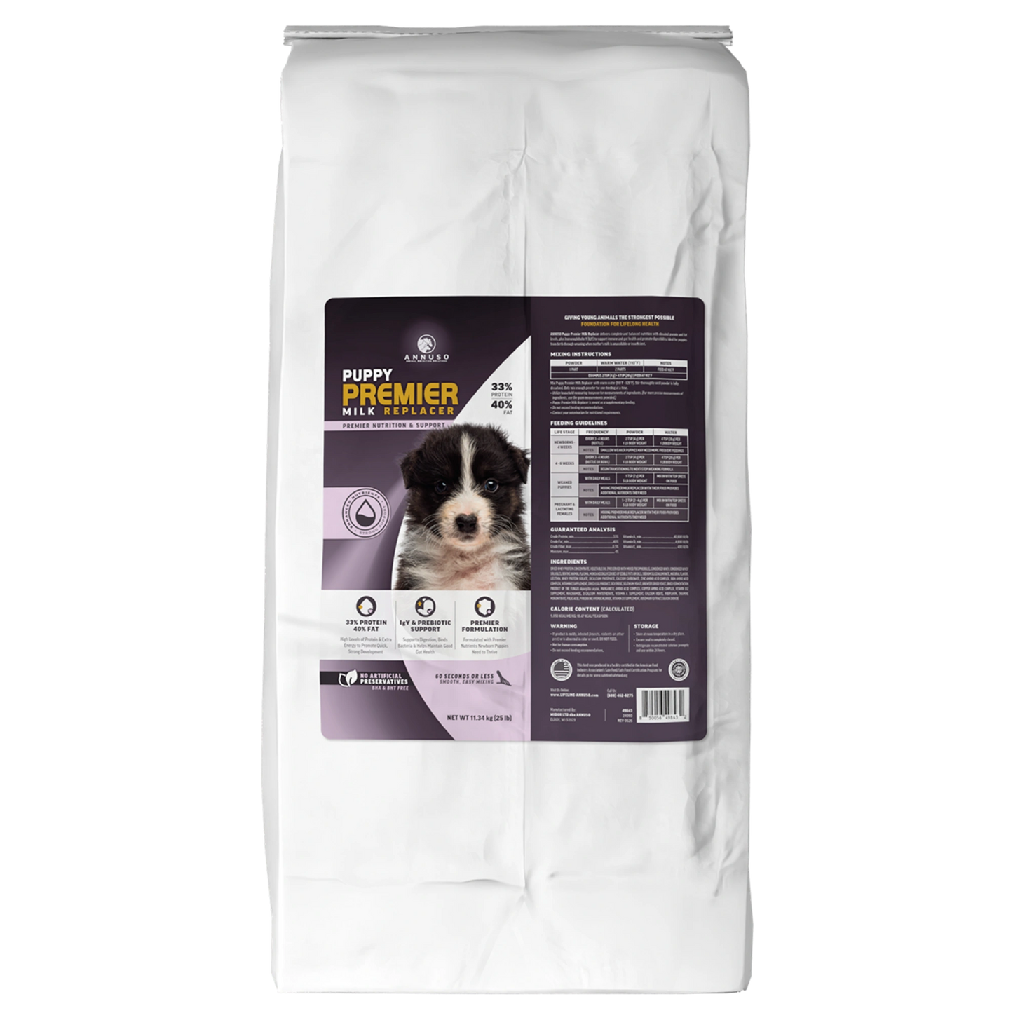 Annuso Premier Puppy Milk Replacer