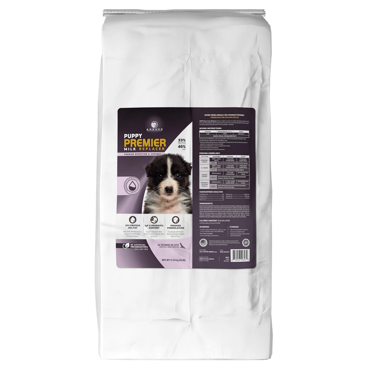 Annuso Premier Puppy Milk Replacer