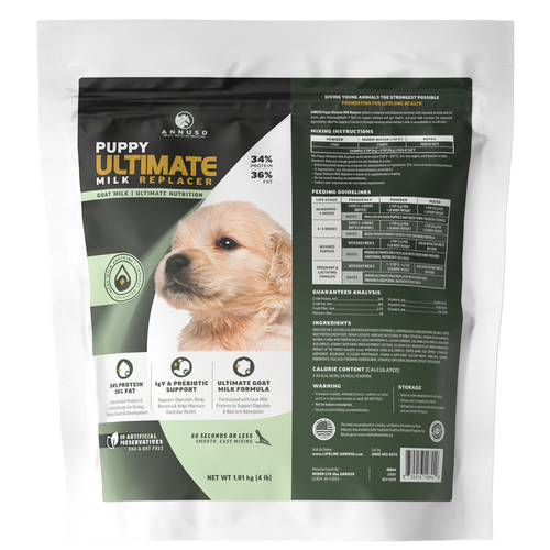 Annuso Ultimate Puppy Milk Replacer