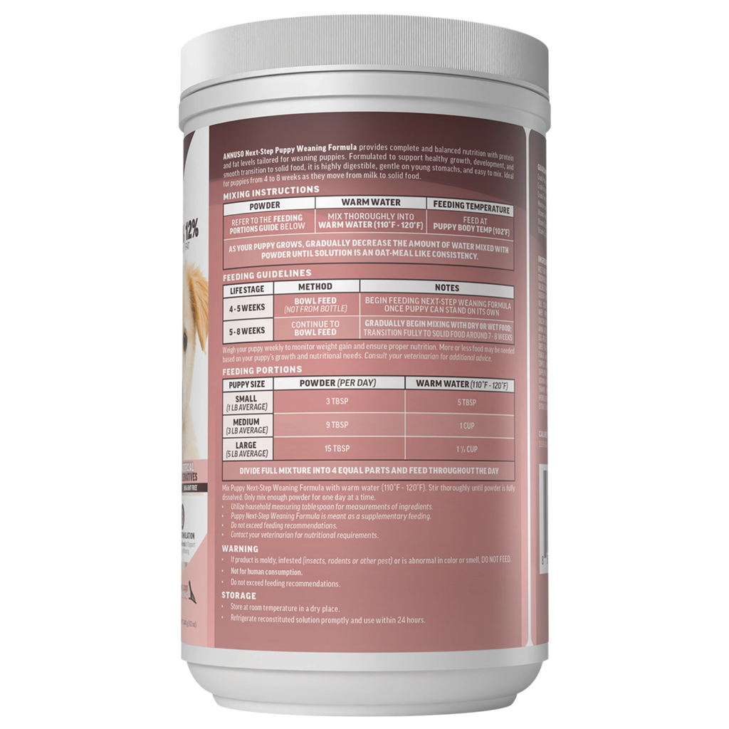 Annuso Next Step Puppy Weaning Formula