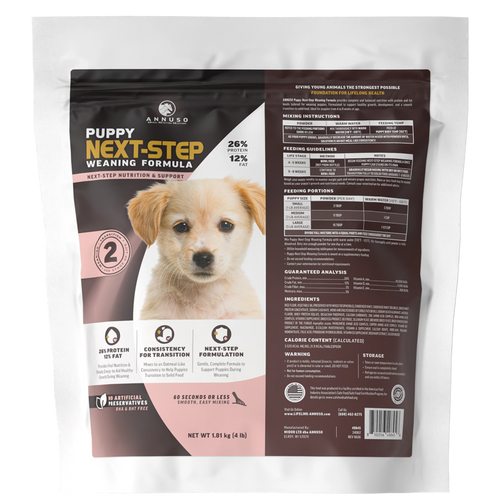 Annuso Next Step Puppy Weaning Formula