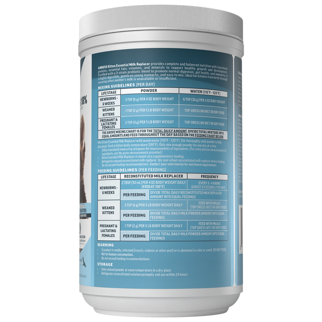 Annuso Essential Kitten Milk Replacer