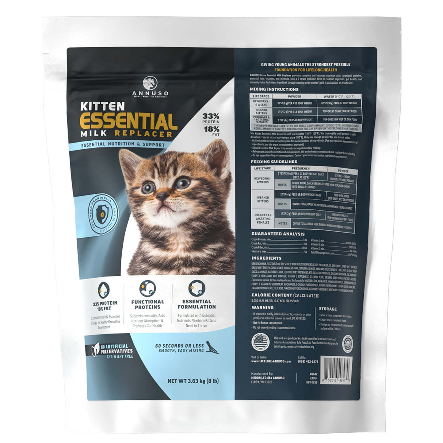 Annuso Essential Kitten Milk Replacer