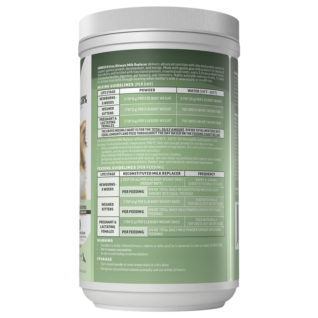 Annuso Ultimate Kitten Milk Replacer