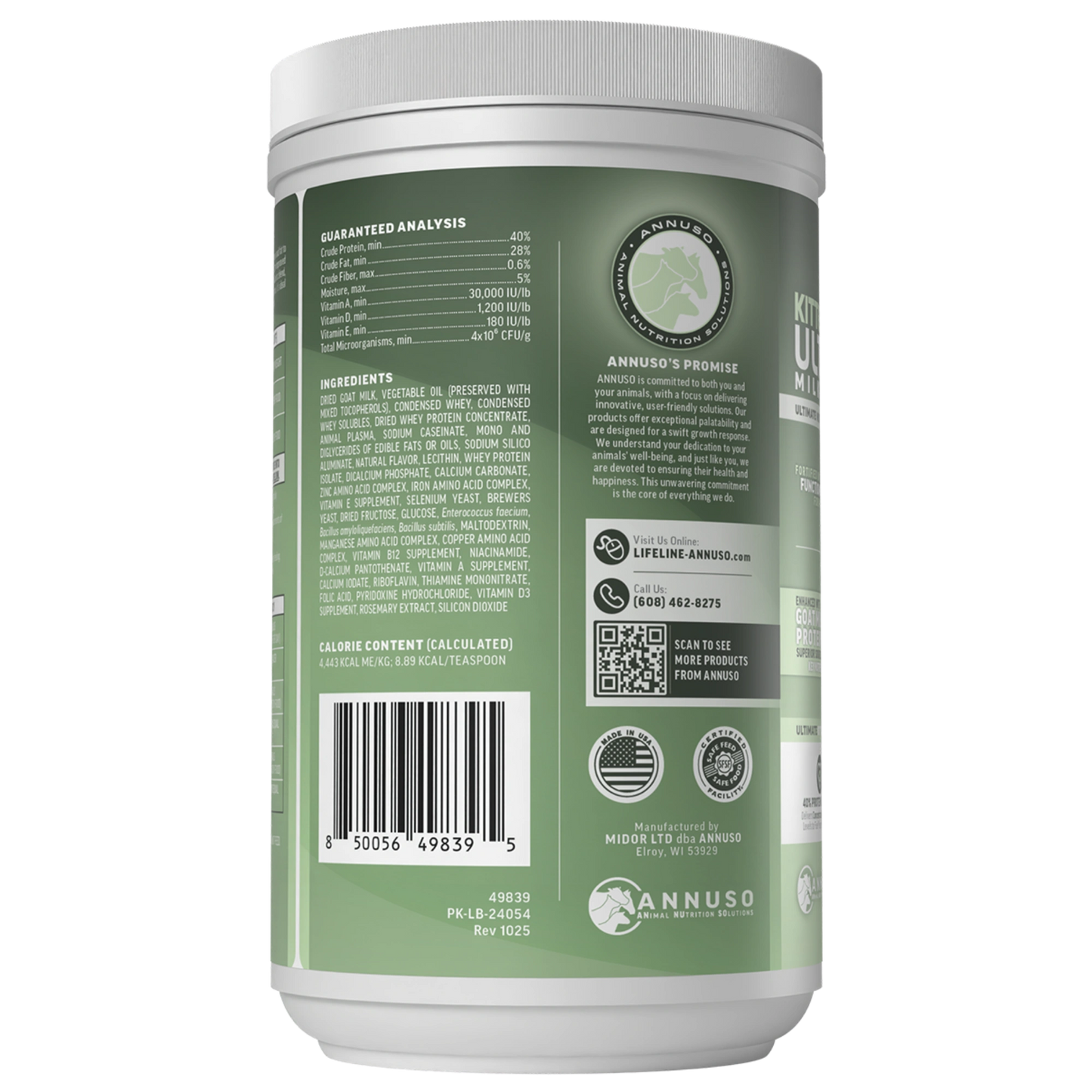 Annuso Ultimate Kitten Milk Replacer