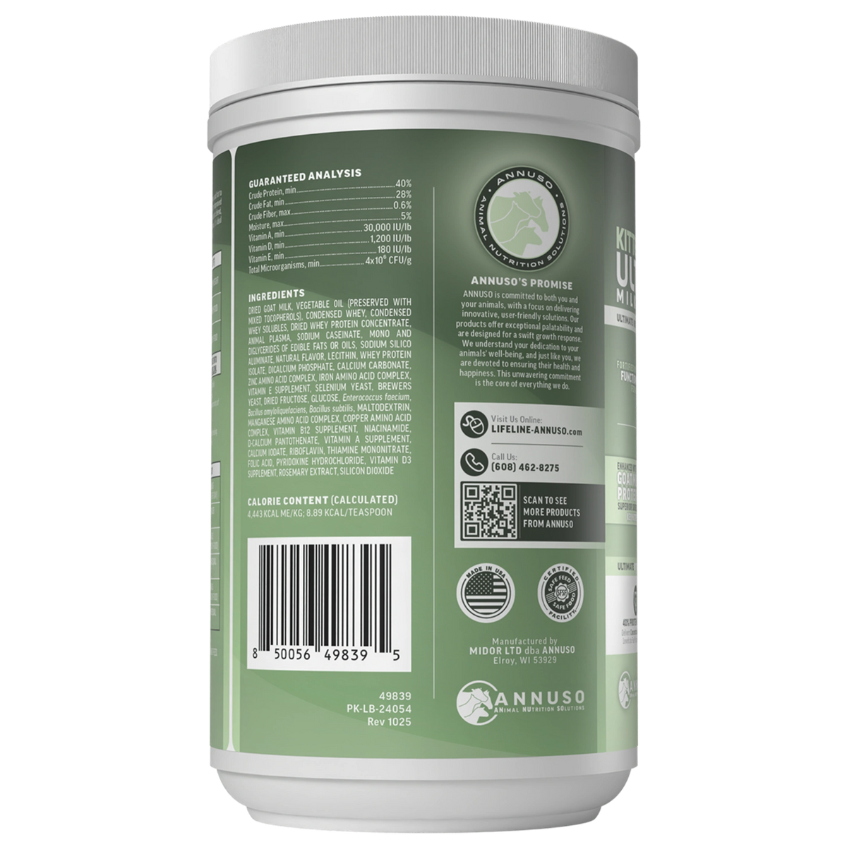 Annuso Ultimate Kitten Milk Replacer