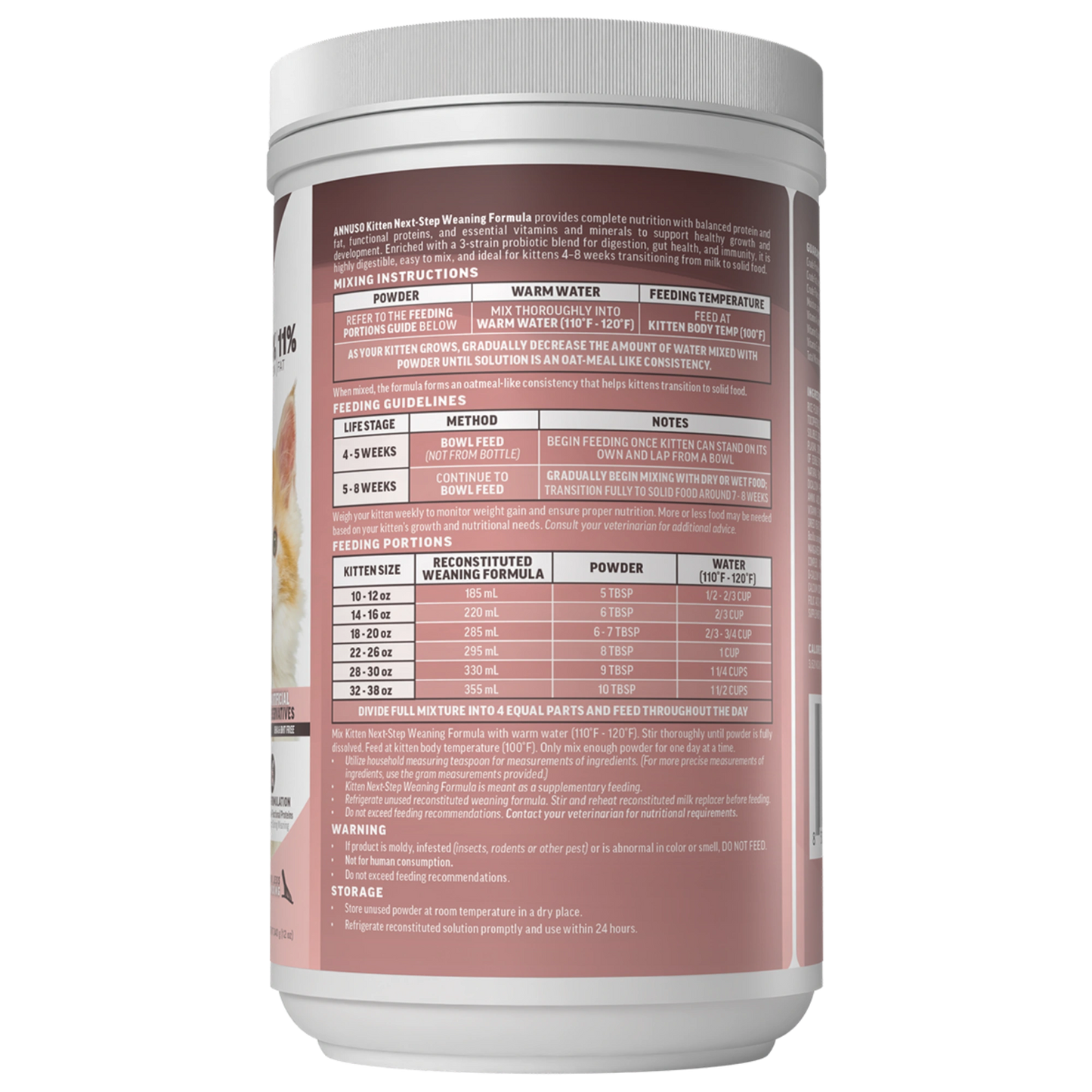Annuso Next Step Kitten Weaning Formula