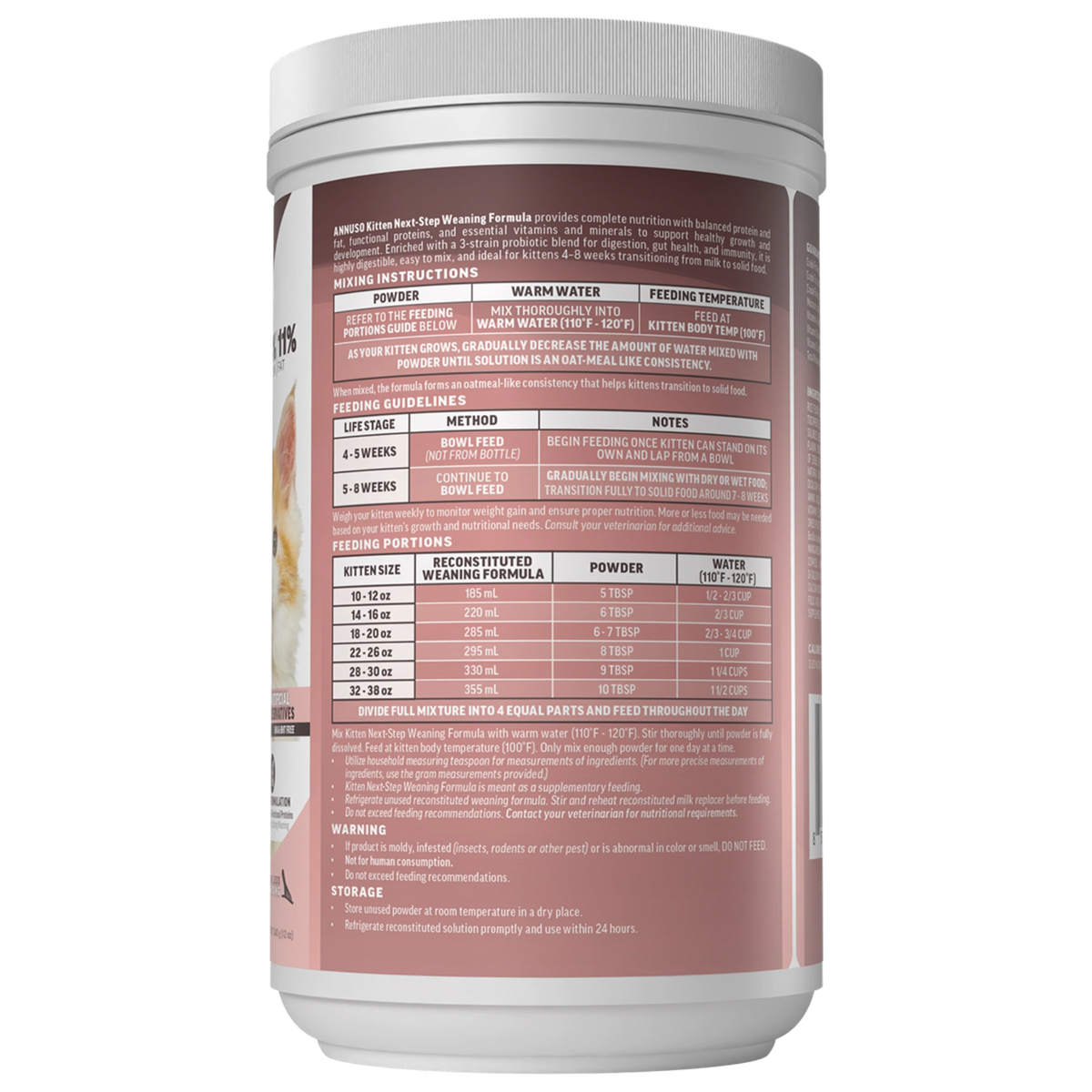 Annuso Next Step Kitten Weaning Formula