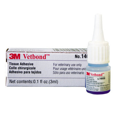 Vetbond™ Tissue Adhesive,"Adhesive bottle next to product box"