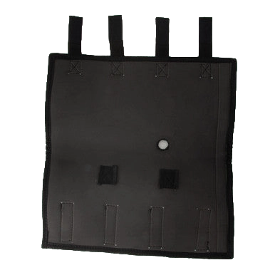 Neoprene AV Cover,"Black neoprene cover with four top tabs"