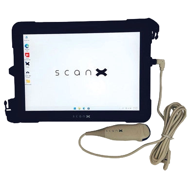 ScanX Portable Ultrasound,"Tablet-style ultrasound unit with connected handheld probe"