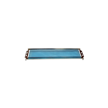 "Straw Rack, .5cc","Long blue rack with metal end brackets"