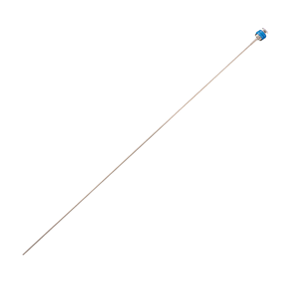 ET Syringe gun from IMV,"Long metal rod with blue connector cap"