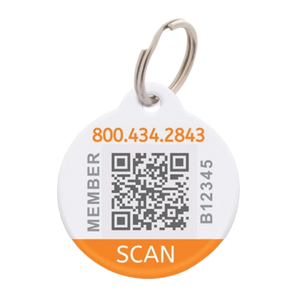 BuddyID® BuddyBadge® Collar Tag with Registration
