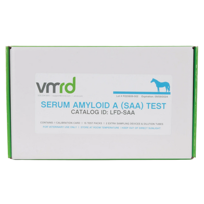 Serum Amyloid A Test (SAA Test Kit),"White test kit box with front label visible"