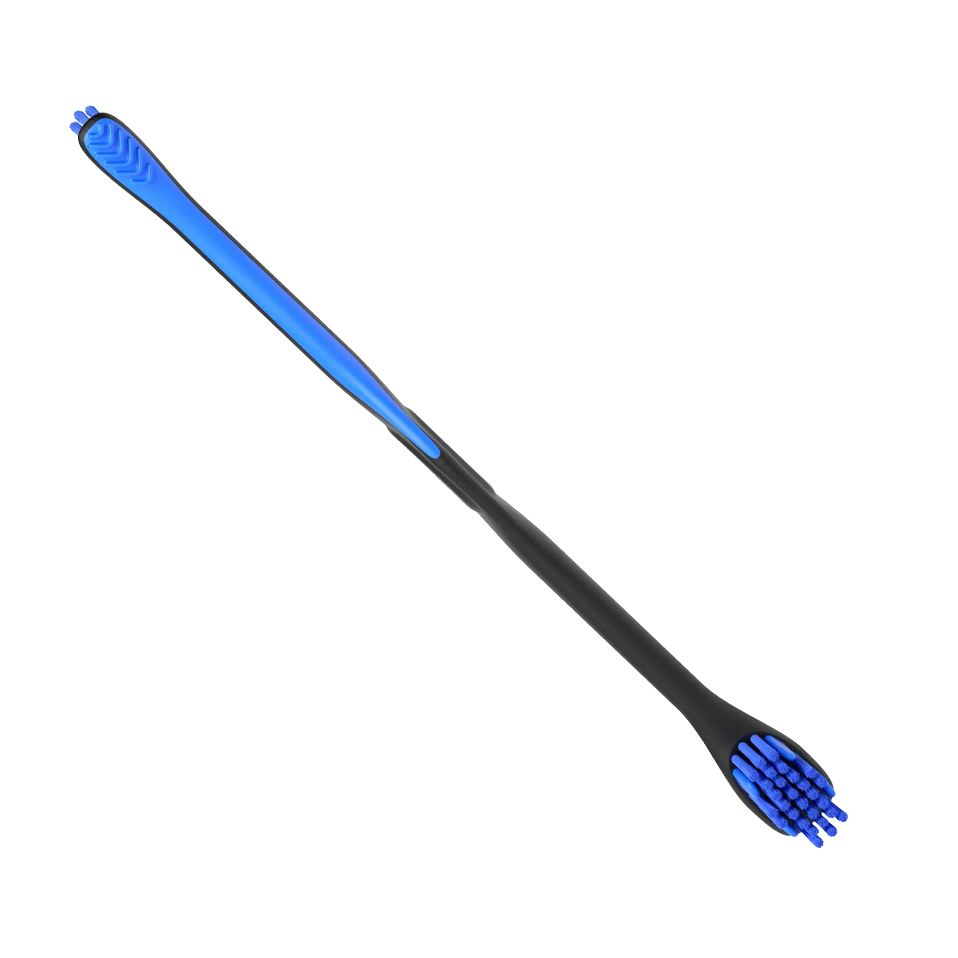 BrushMate Premium Toothbrush,"Black toothbrush with blue grip and blue bristles"