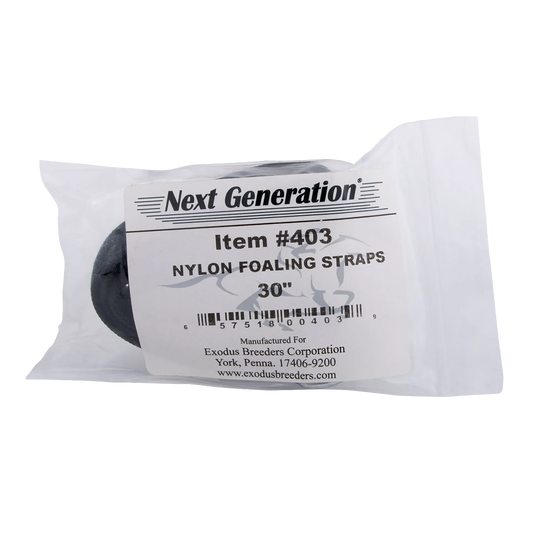 Nylon OB Foaling Strap,"Foaling strap in clear plastic package"