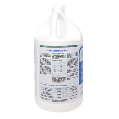 Rescue®  Disinfectant Cleaner,"Large white gallon bottle with back label"