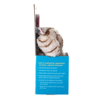 Snuggle Puppy & Kitten,"Plush tabby kitten toy in product box side view"