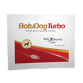 BotuDog Turbo,"White foil pouch with red label panel and dog emblem"