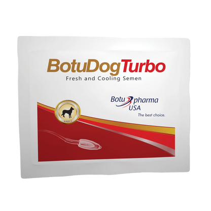 BotuDog Turbo,"White foil pouch with red label panel and dog emblem"