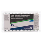 TruFel™ HCP+FELV (Feloguard Plus 3 + LvK),"Plastic vaccine tray with labeled insert and vials"