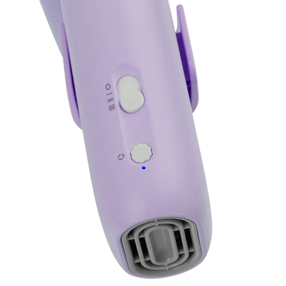 Mini Portable Neck Dryer by TZGroom,"Purple neck dryer with front controls and vent grille"