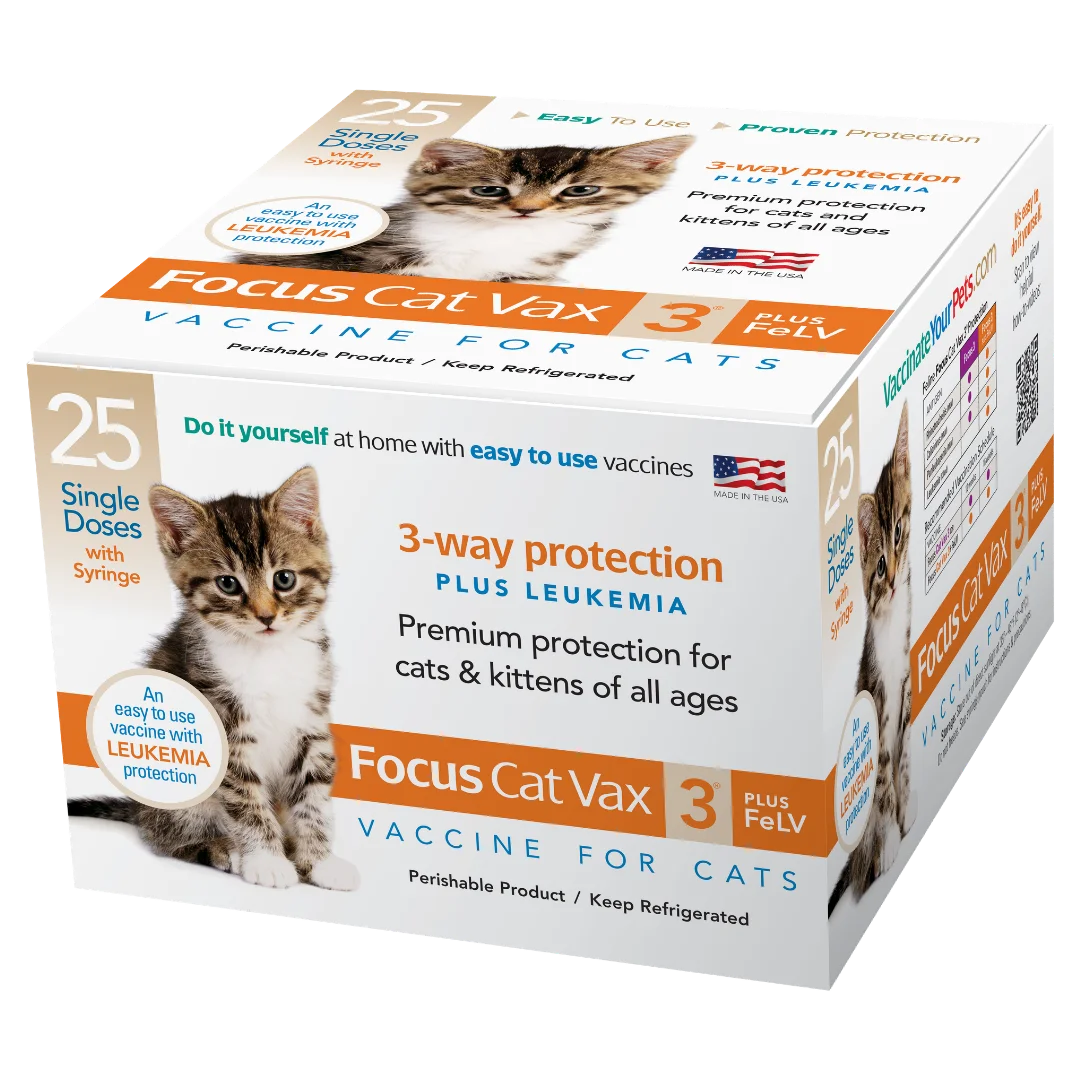 Focus Cat Vax 3 + FeLV by Durvet