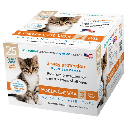 Focus Cat Vax 3 + FeLV by Durvet