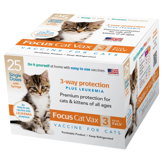 Focus Cat Vax 3 + FeLV by Durvet