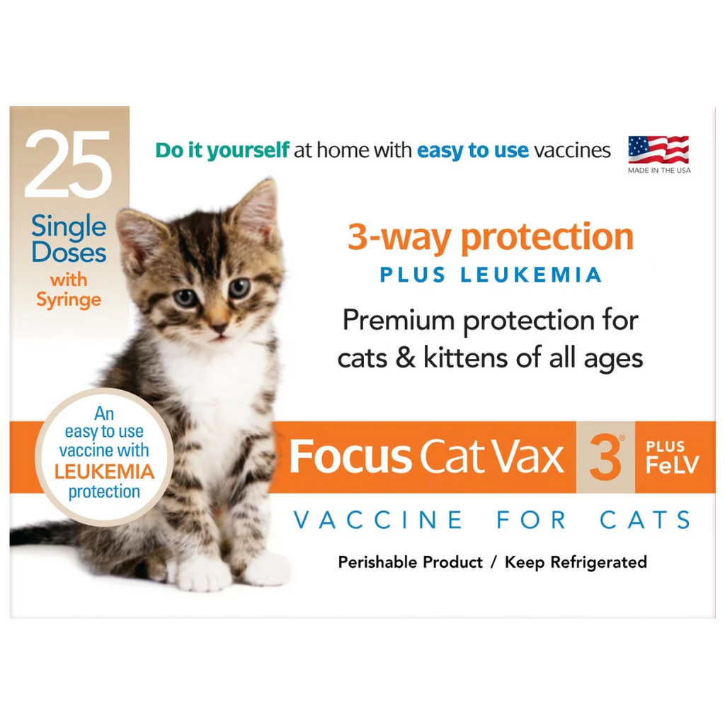 Focus Cat Vax 3 + FeLV by Durvet