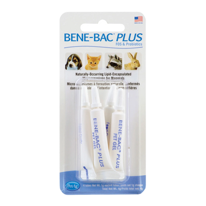 Bene-Bac® Plus,"Blister pack with four white pet gel tubes"