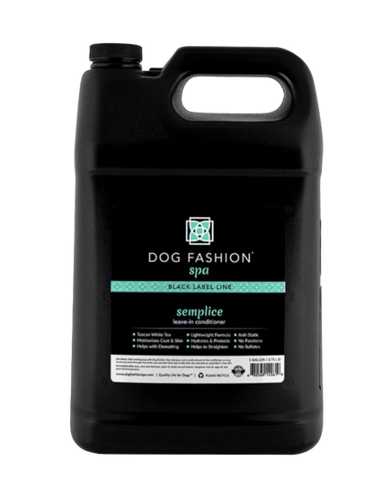 Semplice Leave-in Lotion,"Black gallon jug with handle and front label"