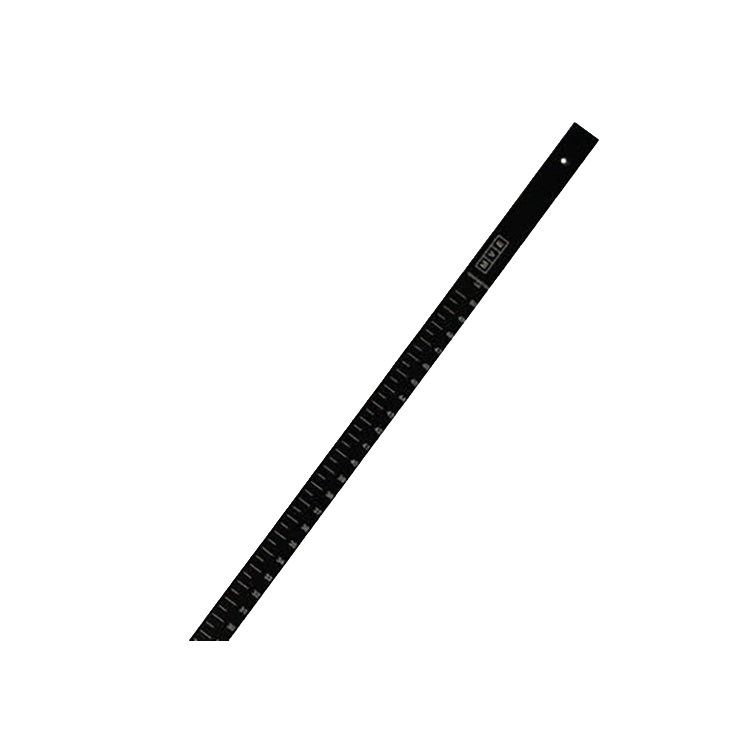 Measuring Stick for Liquid Nitrogen,"Black measuring stick with measurement markings"